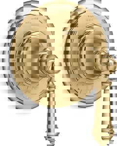 Single Handle Volume Control Valve Trim in Vibrant Brushed Moderne Brass